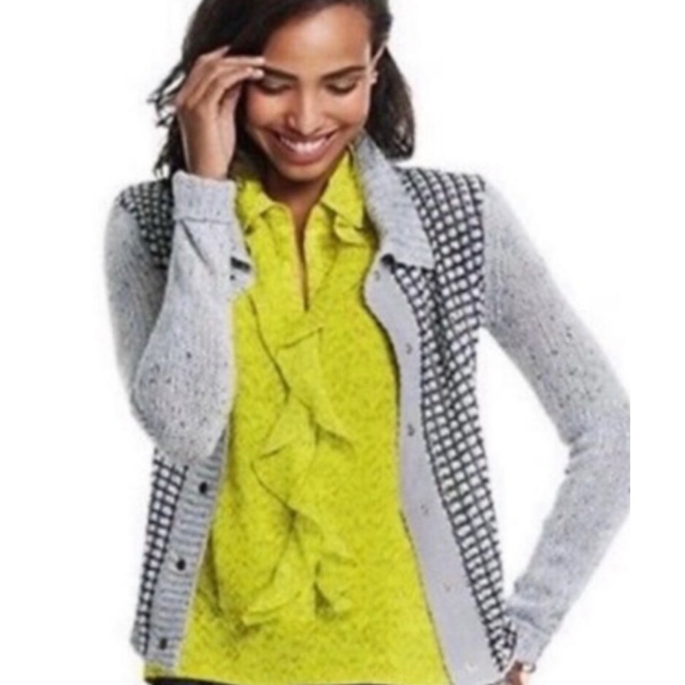 Cabi Reign Ruffle Sleeveless Chartreuse Blouse Women's S